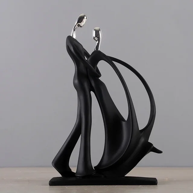 Dancing Couple Resin Figure Ornaments Figurines